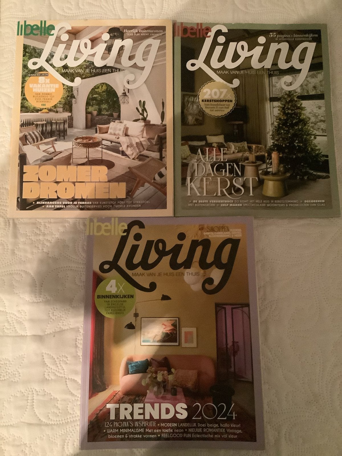 Libelle Living Magazines - Zomer, Kerst & Trends, Ophalen of Verzenden, Gelezen, Damesbladen