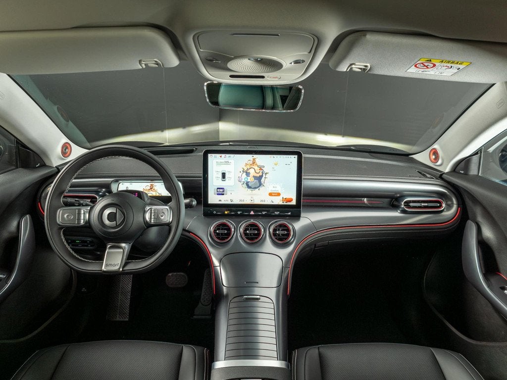smart #3 Premium 66 kWh, Auto's, Smart, Automaat, Achterwielaandrijving, Zwart, Automatische klimaatregeling