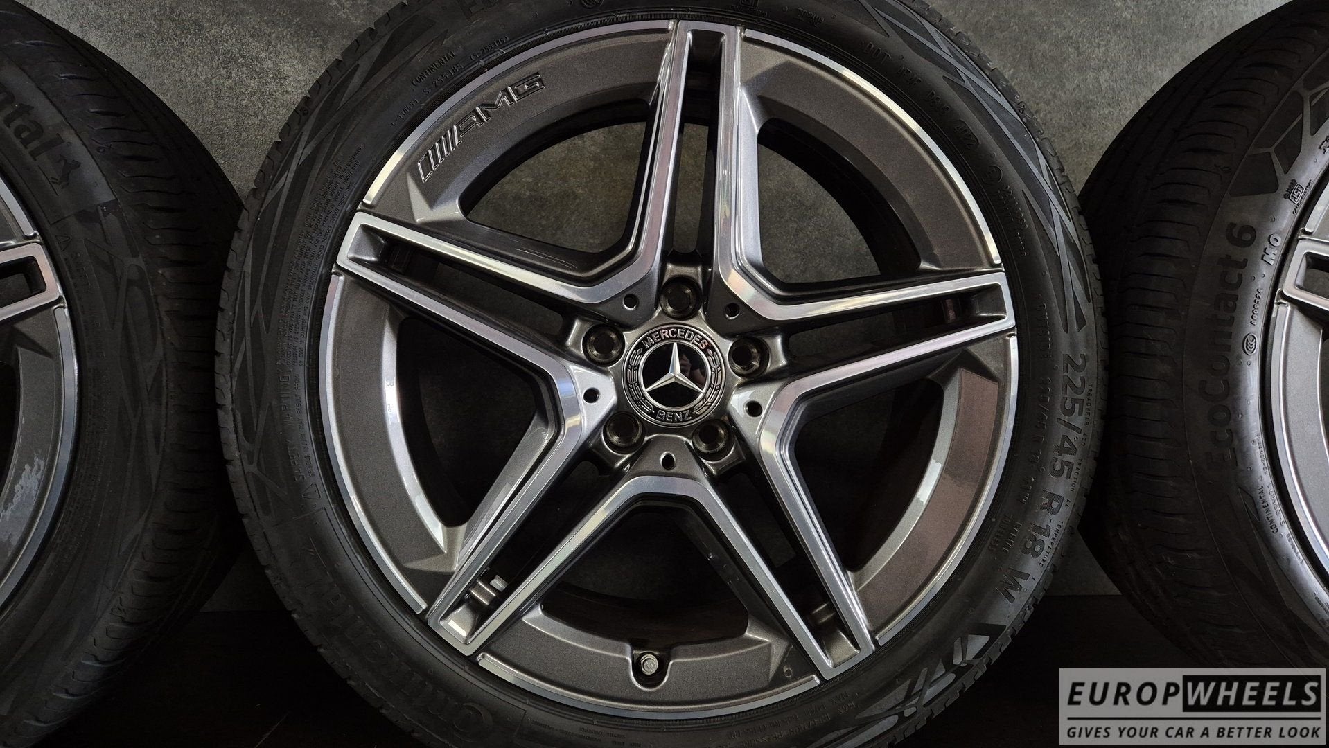 18 inch Mercedes velgen A AMG A B CLA W247 W177 zomerbanden, Auto-onderdelen, Banden en Velgen, 18 inch, Gebruikt, -, -