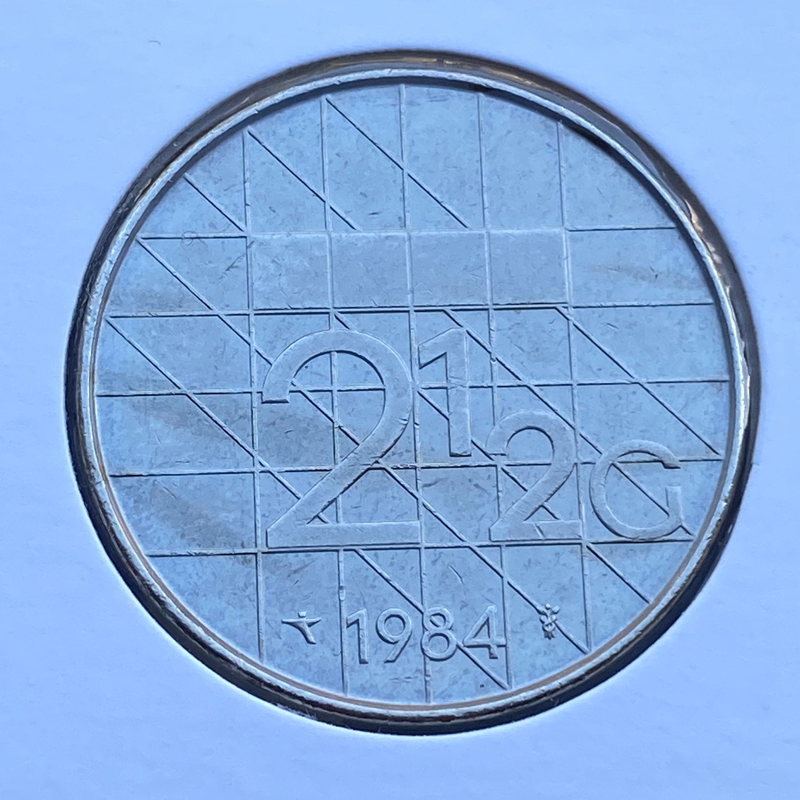 Rijksdaalder / 2,5 Gulden uit 1984 van Beatrix, Ophalen of Verzenden, Koningin Beatrix, 2½ gulden, Losse munt