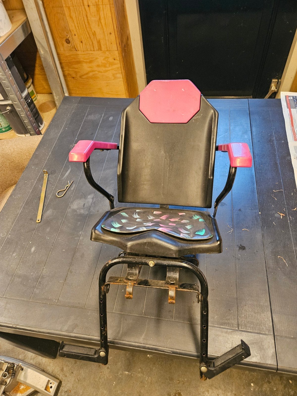 Gebruikt fietszitje voor kinderen - achterzitje, Fietsen en Brommers, Ophalen, Achterzitje, Onbekend, 9 t/m 18 kg