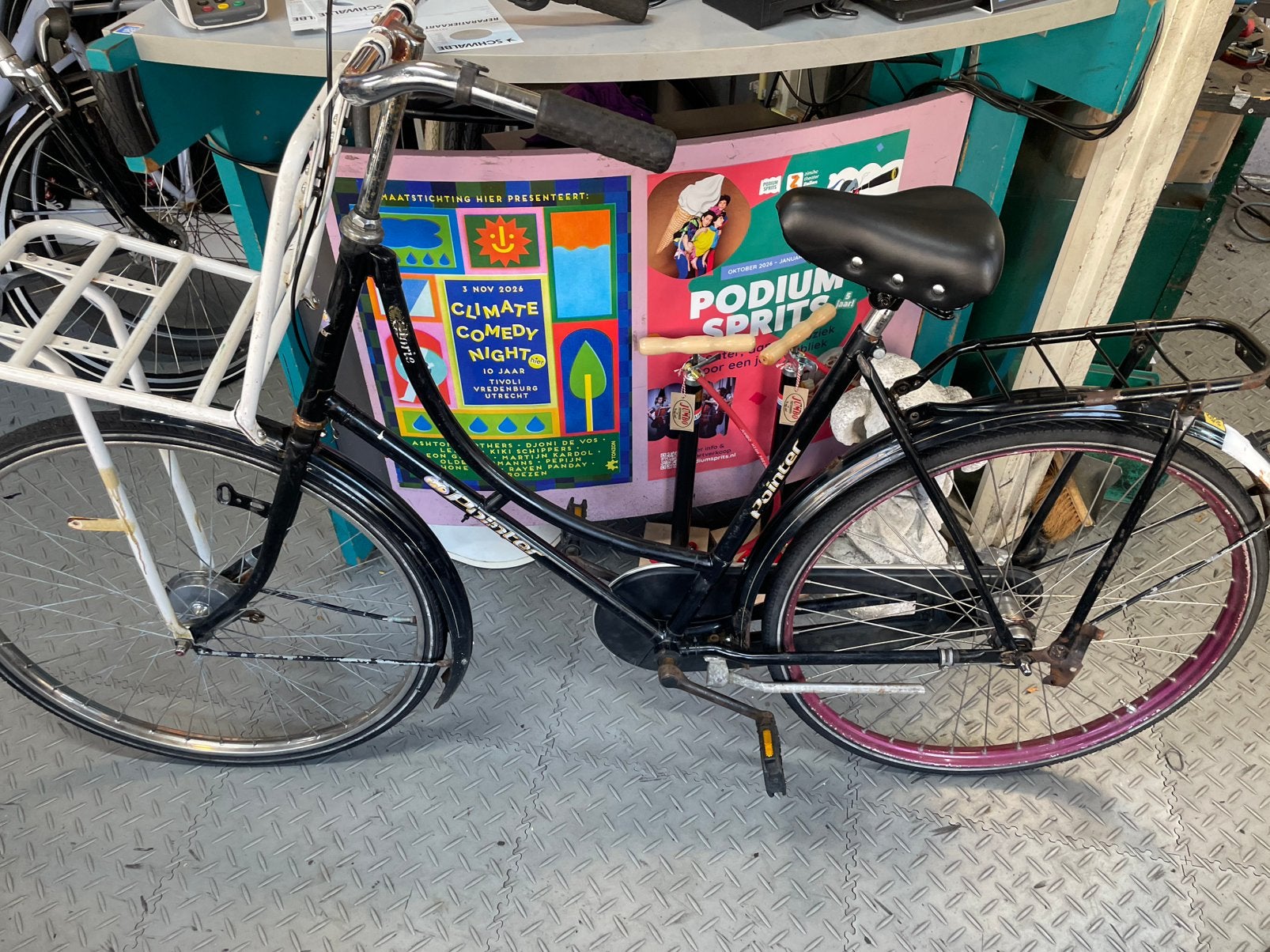 City cargo bike damesfiets herenfiets stadsfiets studenten, Ophalen of Verzenden, Gebruikt, Overige merken, Versnellingen