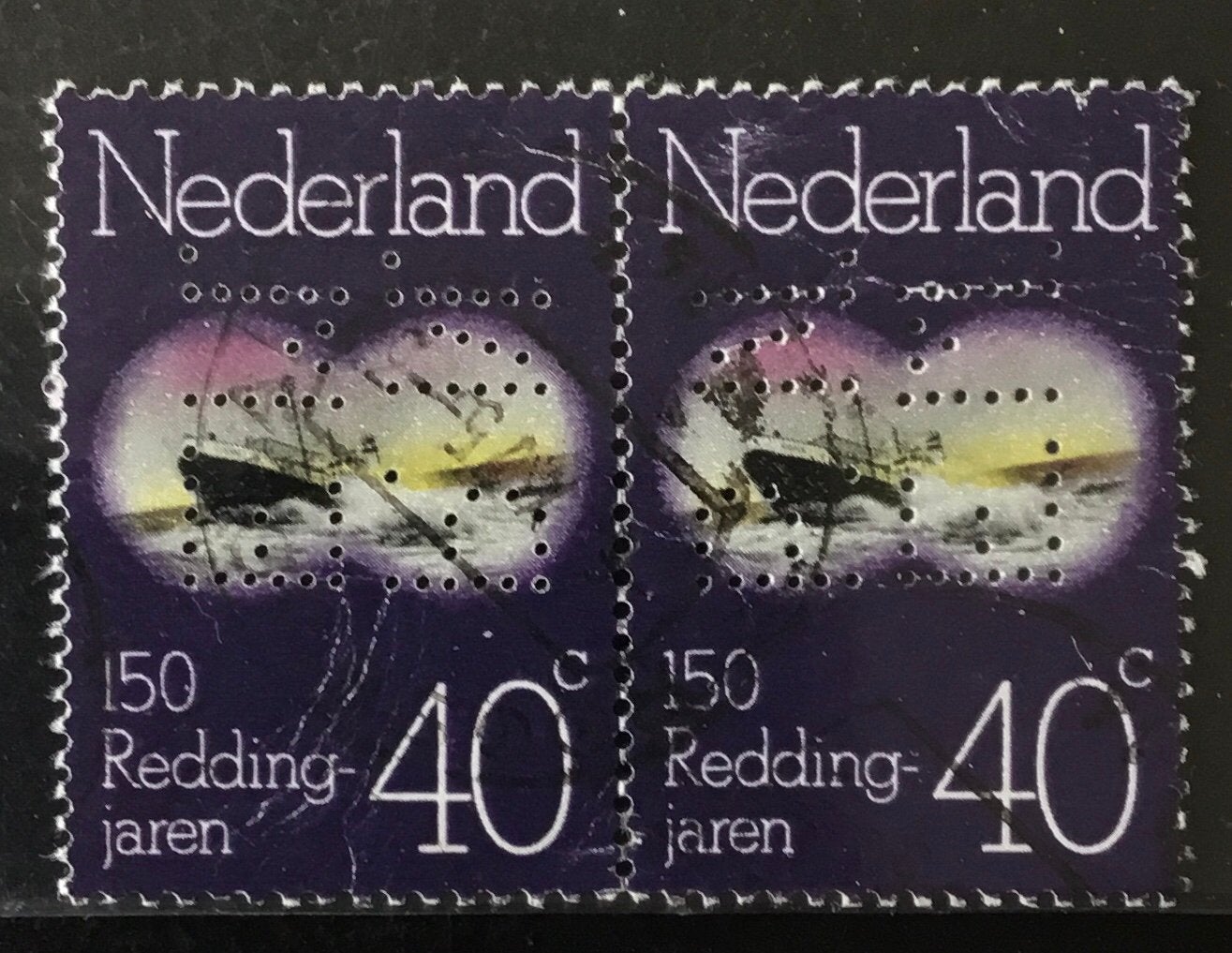 Perforatie Nederland kavel pa14, Postzegels en Munten, Postzegels | Nederland, Ophalen of Verzenden, Na 1940, Gestempeld