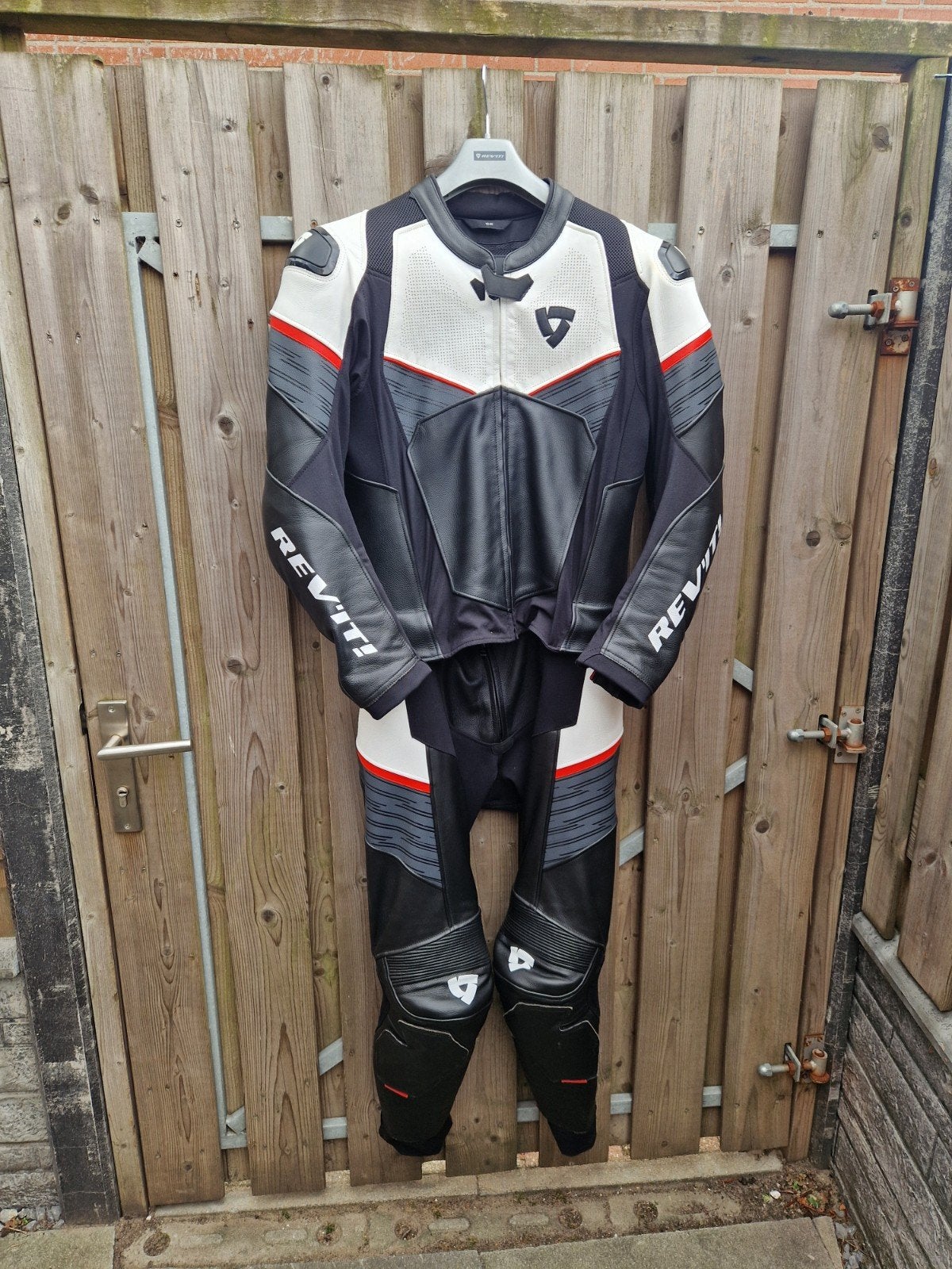 Rev'it! Combipak met rugprotector en Sidi laarzen, Motoren, Ophalen, Tweedehands, Heren, Combipak