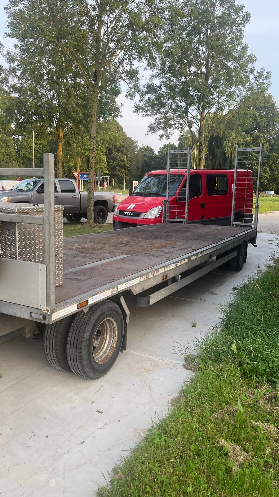 Kuiper schamel luchtremmen 7 ton, Ophalen, Gebruikt