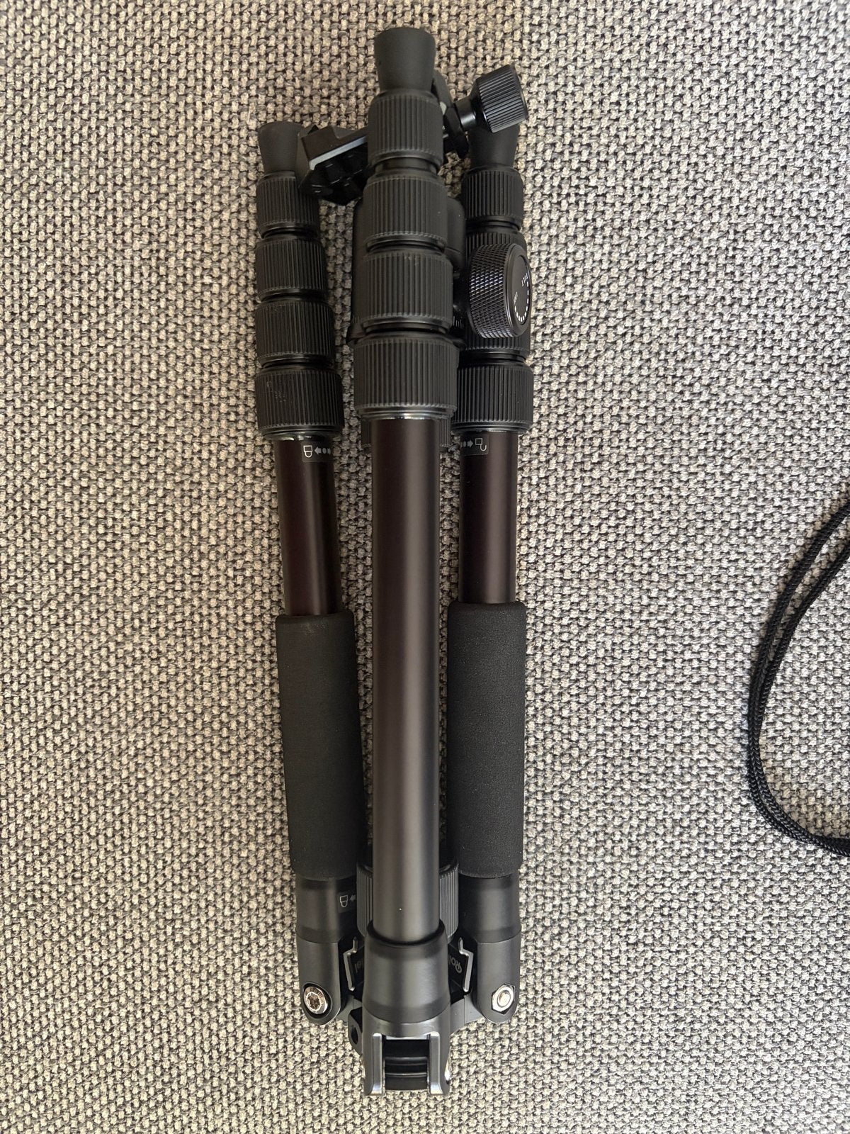 Rollei Compact Traveler No. 1 Carbon Statief, Zo goed als nieuw, 150 tot 175 cm, Rollei, Inclusief draagtas