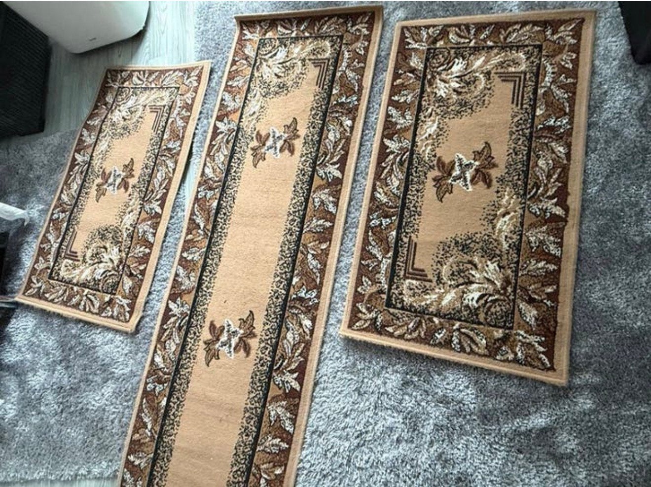 Set van 3 tapijten: 1 lange en 2 kleine lopers, Ophalen, 200 cm of meer, 50 tot 100 cm, Zo goed als nieuw
