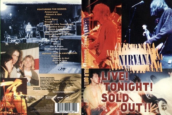 Nirvana – Live! Tonight! Sold Out!!  DVD Nieuw In Folie., Alle leeftijden, Ophalen of Verzenden, Nieuw in verpakking