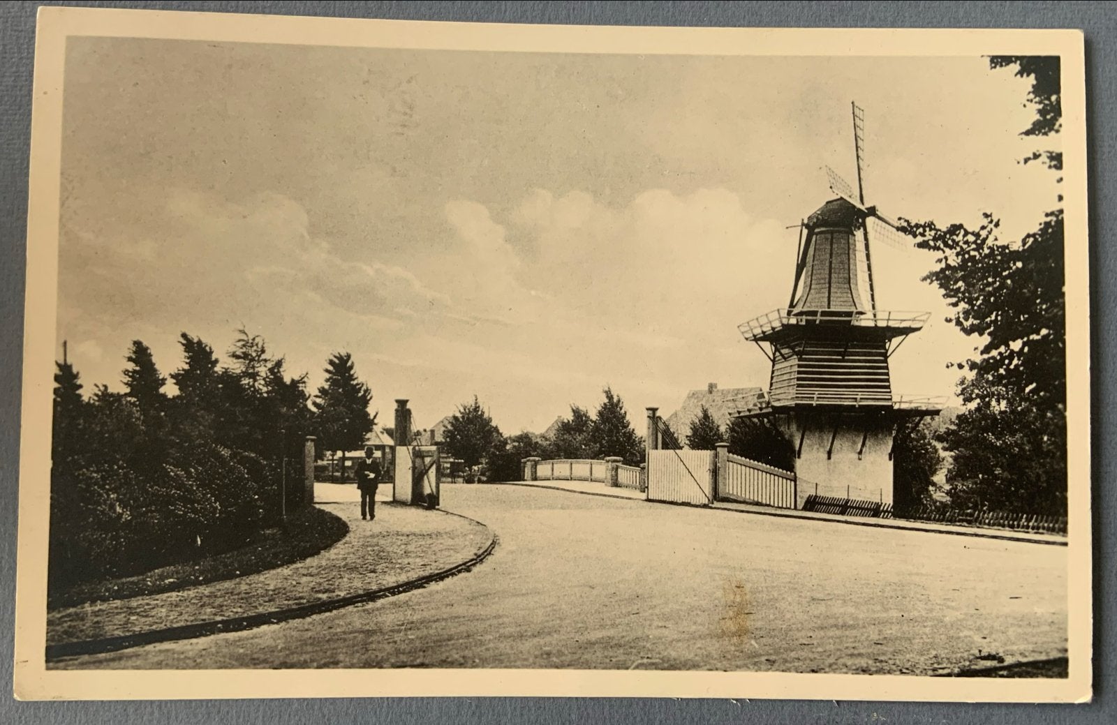 Wandelbosch Groenendaal Heemstede molen, Verzenden, 1920 tot 1940, Gelopen, Noord-Holland