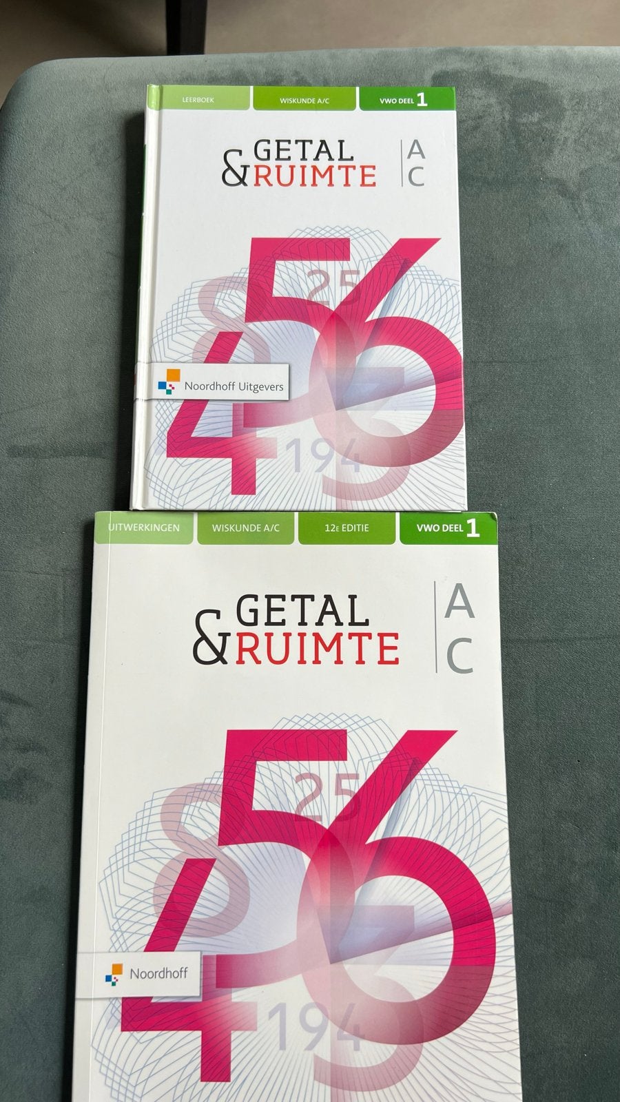Getal & Ruimte Wiskunde A/C VWO deel 1 (Leerboek & Uitwerkin, Ophalen, Zo goed als nieuw, VWO, Wiskunde A