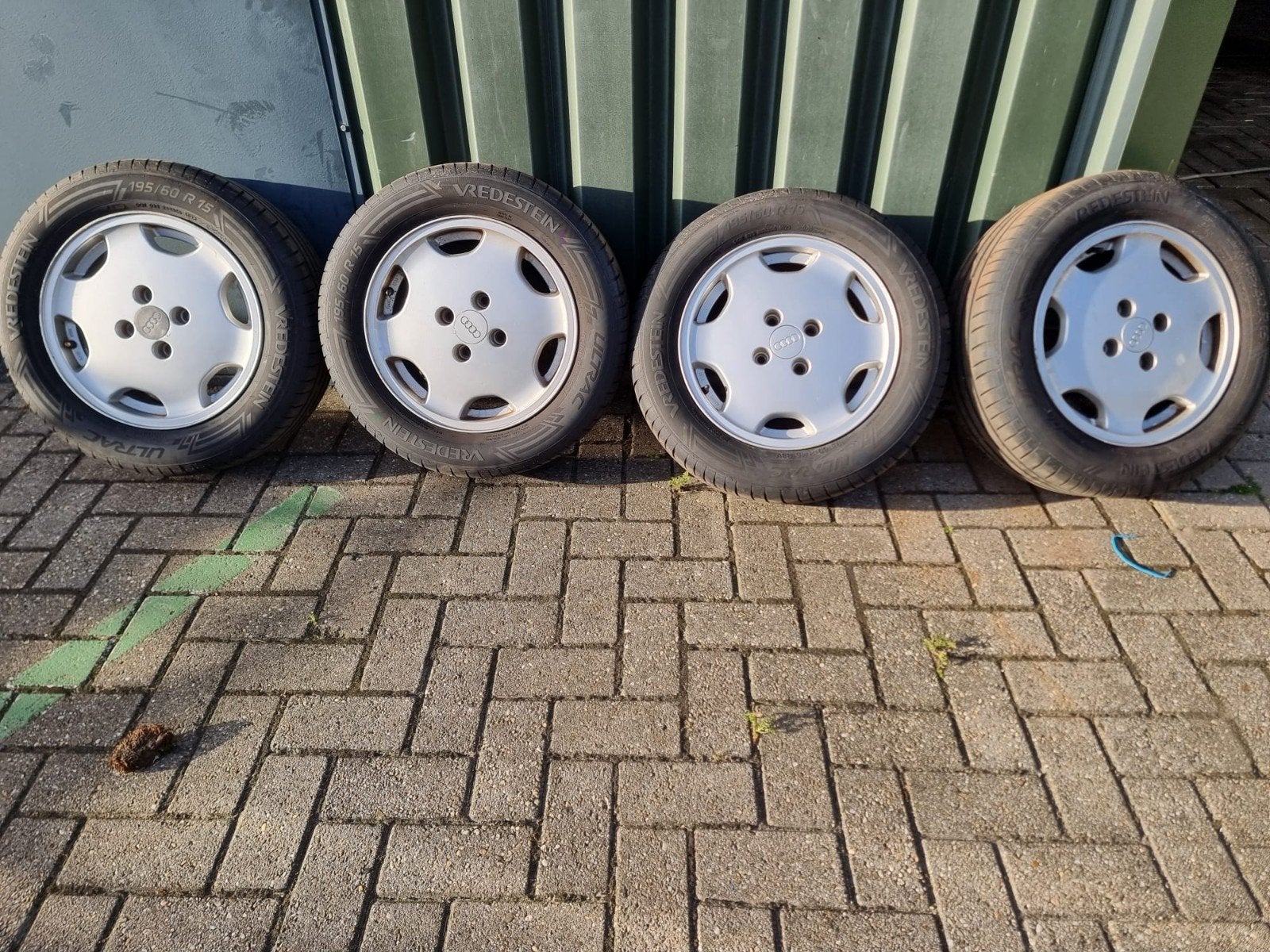 Audi 80 velgen, Auto-onderdelen, Banden en Velgen, Gebruikt, 15 inch, Banden en Velgen, Ophalen of Verzenden