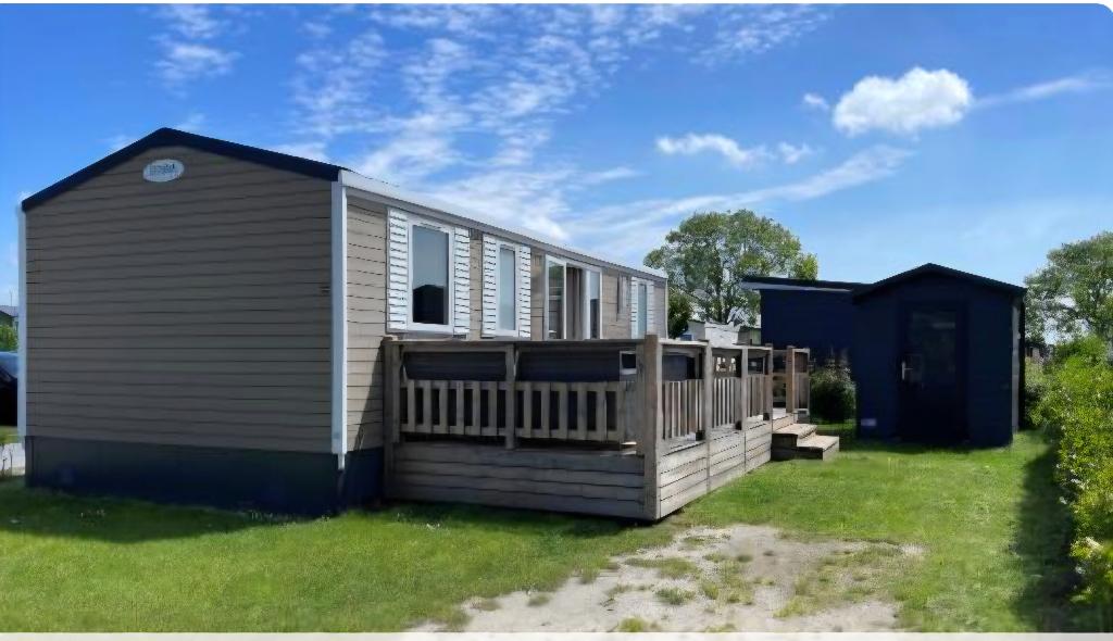 Uniek!! Luxe ingericht 3p chalet van 2021 in Oostkapelle, Caravans en Kamperen, Stacaravans, Tot en met 3