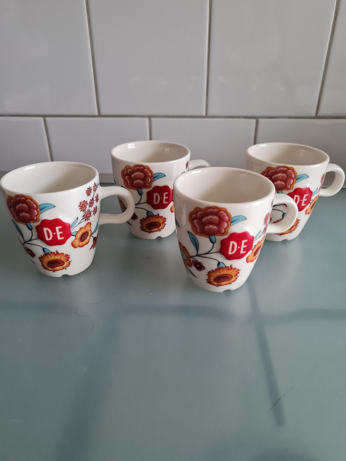 Douwe Egberts koffie mokjes, Ophalen, Nieuw, Overige stijlen, Kop(pen) en/of Schotel(s)