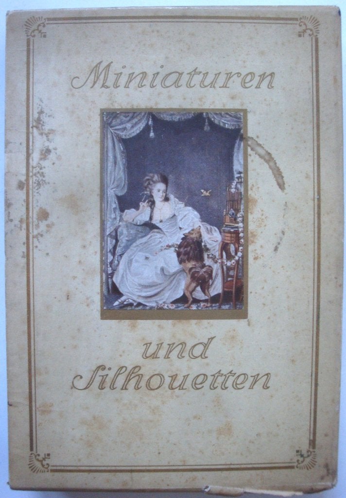 Max v. Boehn 1918 Miniaturen und Silhouetten Ein Kapitel aus, Antiek en Kunst, Ophalen of Verzenden, Max v. Boehn