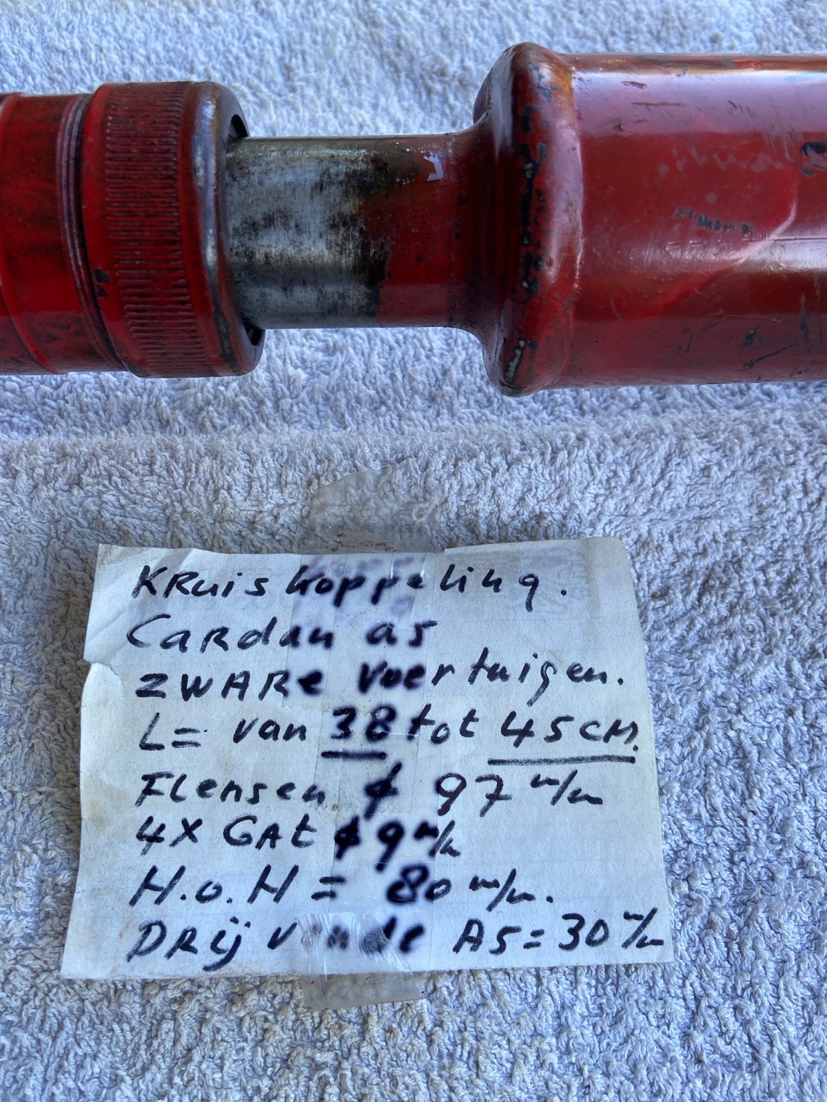 Foto 5 van ATF Cardanas / Aandrijfas met dubbele kruiskoppeling