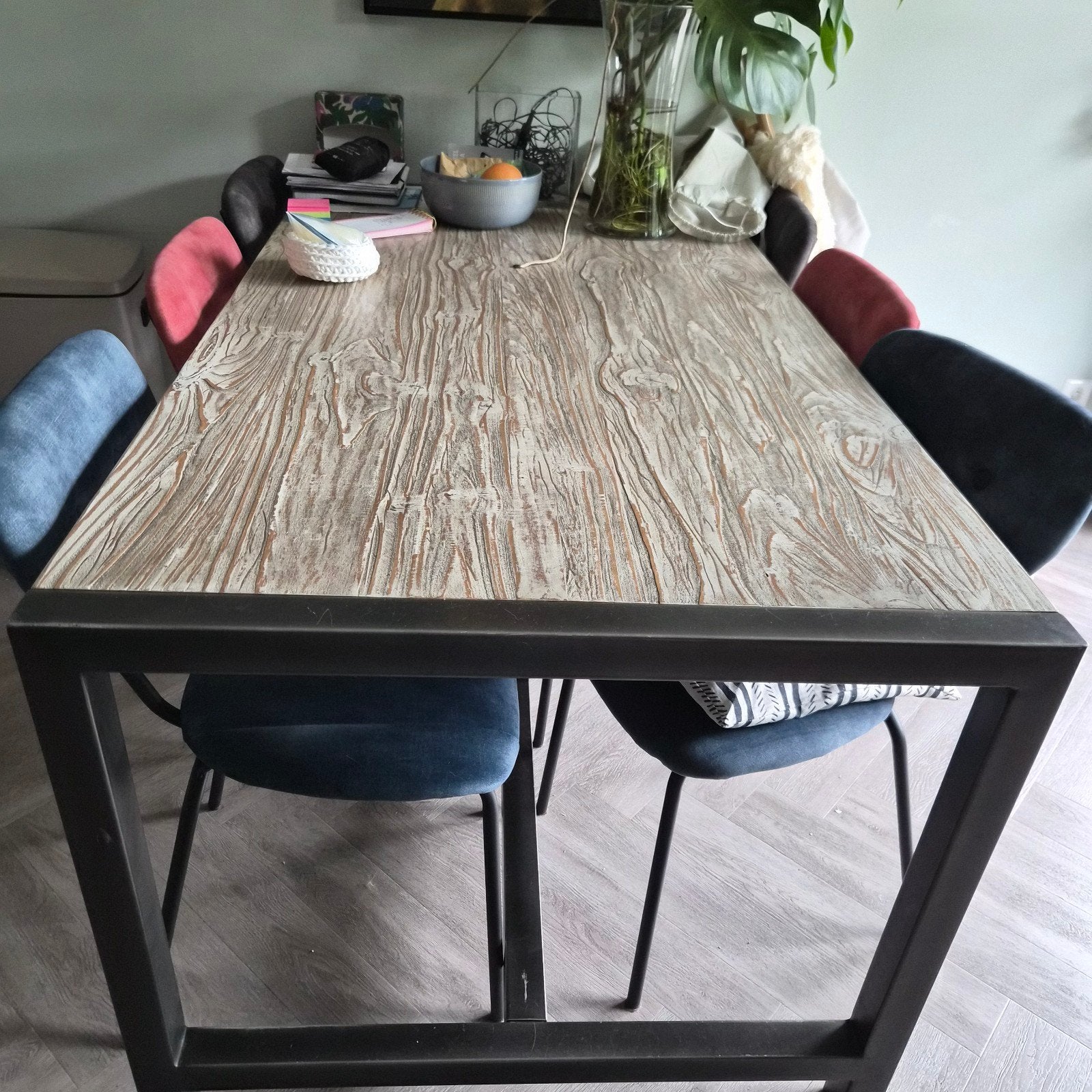 Eettafel Pronto Wonen 160x90 cm - Gebruikt, Gebruikt, 50 tot 100 cm, 150 tot 200 cm, Vier personen