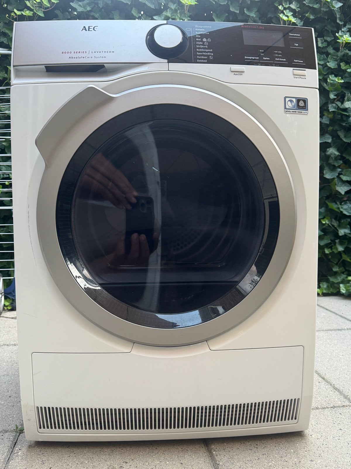 AEG WARMPREPOMPDROGER 8000 Serie, Witgoed en Apparatuur, Ophalen, Gebruikt, Voorlader, Energieklasse A of zuiniger