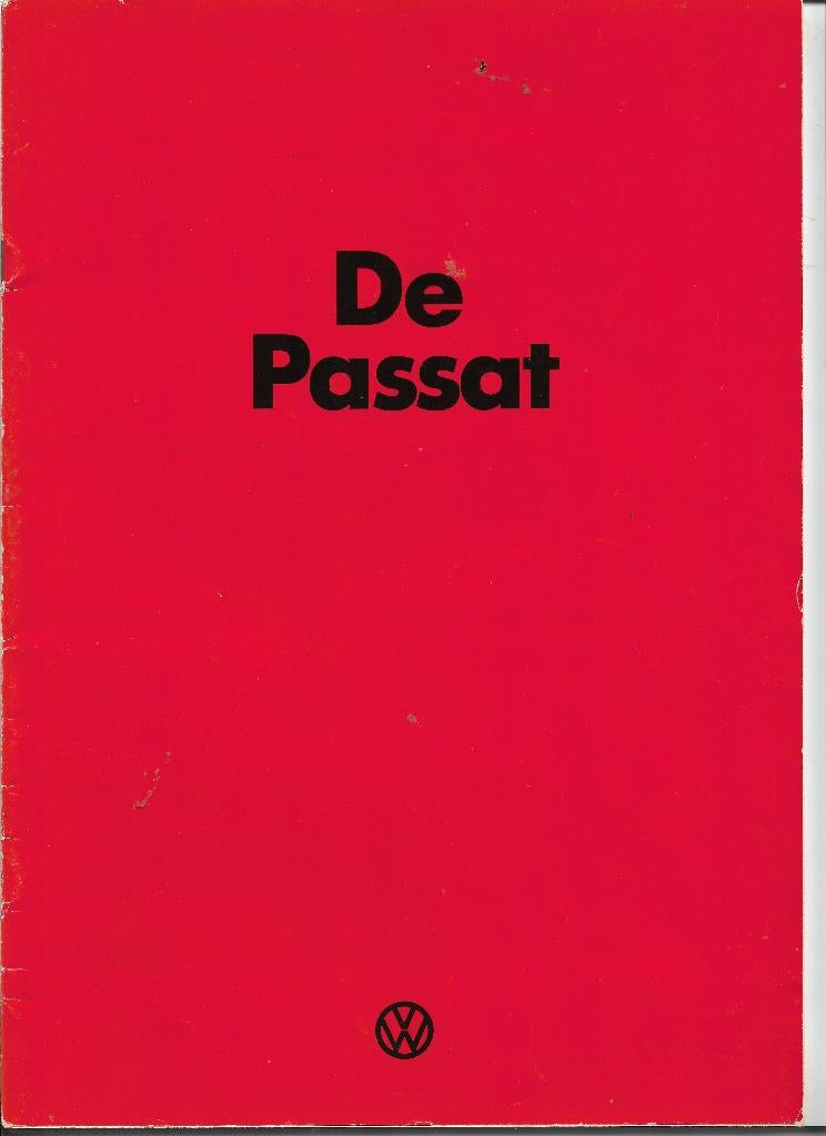 Brochure VW Volkswagen DE PASSAT, 1975 (NL)., Gelezen, Pon's Autohandel, Leusden., Ophalen of Verzenden, Volkswagen