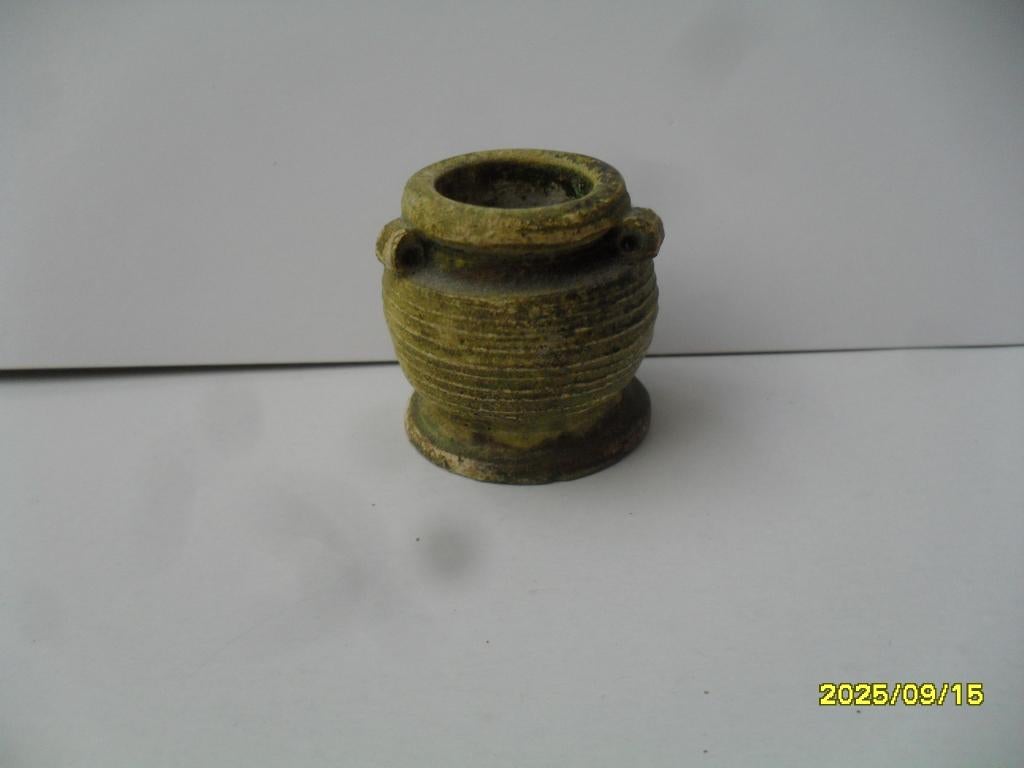 Lief, klein, oud stenen potje in zeer goede staat, Antiek en Kunst, Curiosa en Brocante, Ophalen of Verzenden