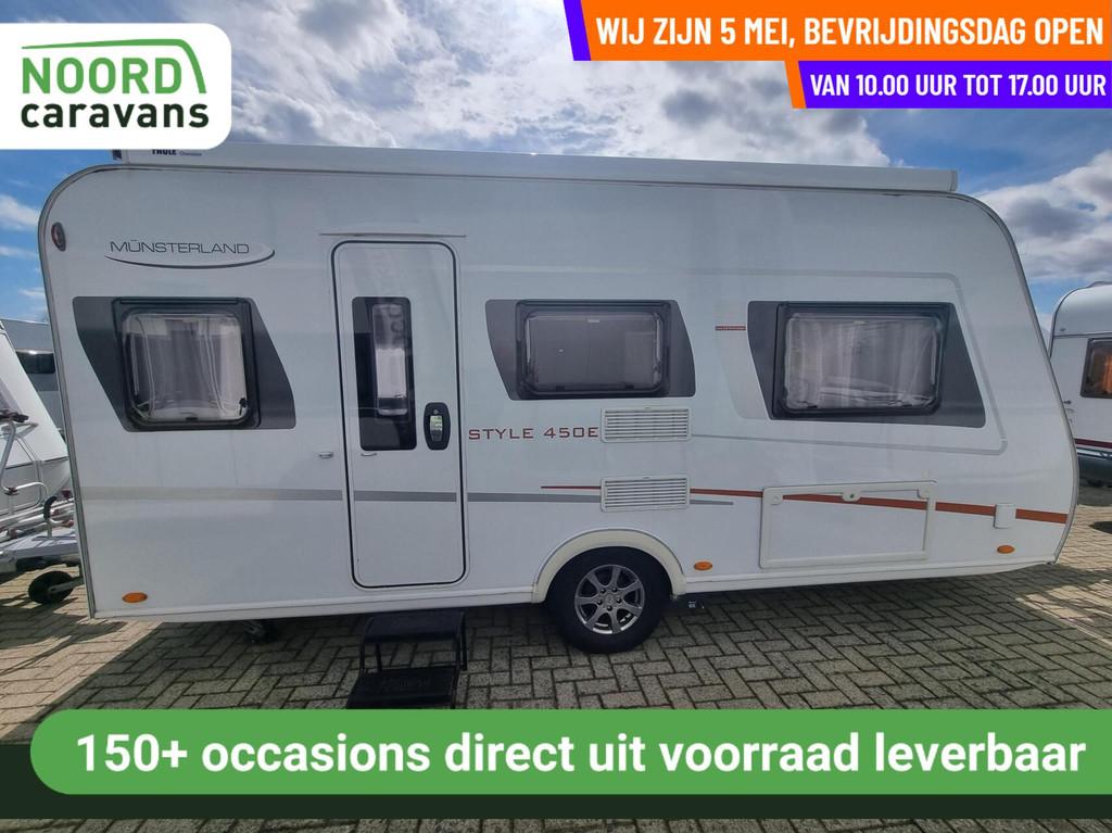 Lmc STYLE 450 E AIRCO + MOVER + VOORTENT + ENKELE BEDDEN, Caravans en Kamperen, Mover, Bedrijf, 6 tot 7 meter, LMC en Münsterland