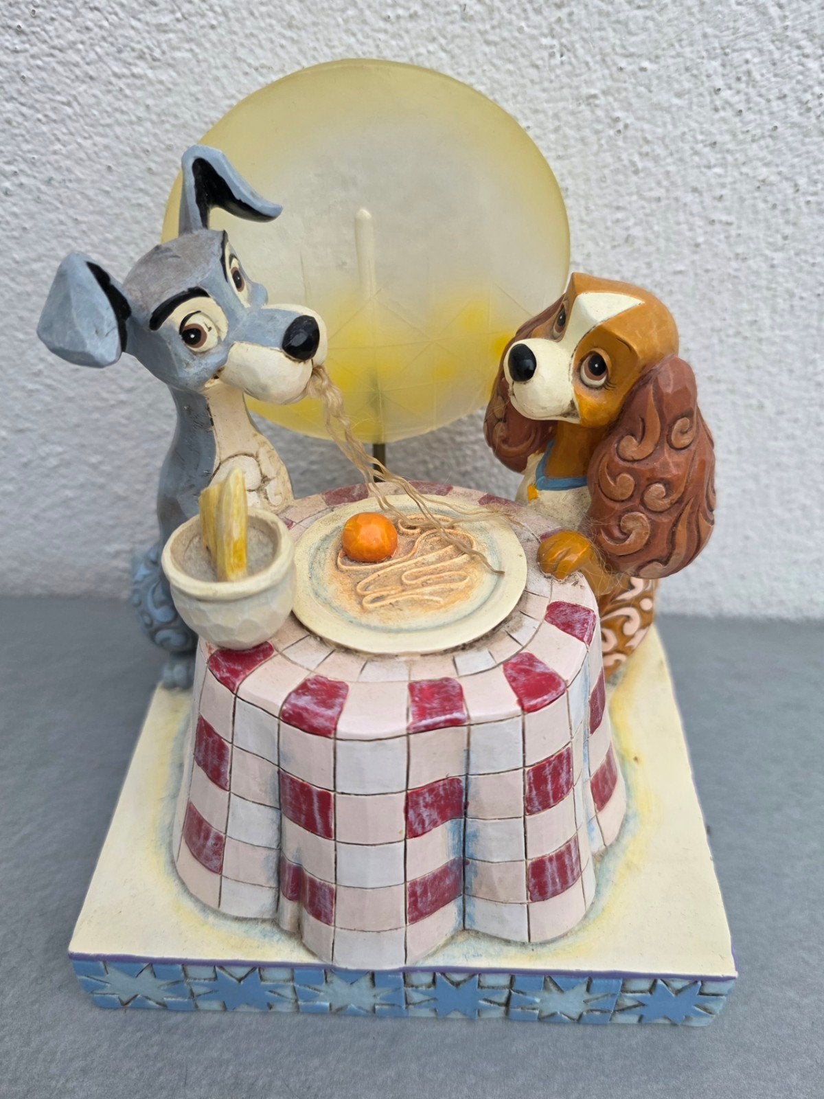 Disney Lady en de Vagebond beeldje - Jim Shore, Verzamelen, Disney, Ophalen of Verzenden, Overige figuren, Beeldje of Figuurtje