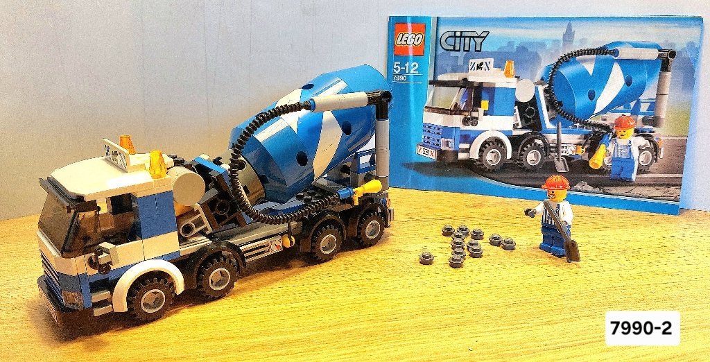 LEGO City Cement Mixer 7990, compleet, City, Lego, Ophalen of Verzenden, Complete set
