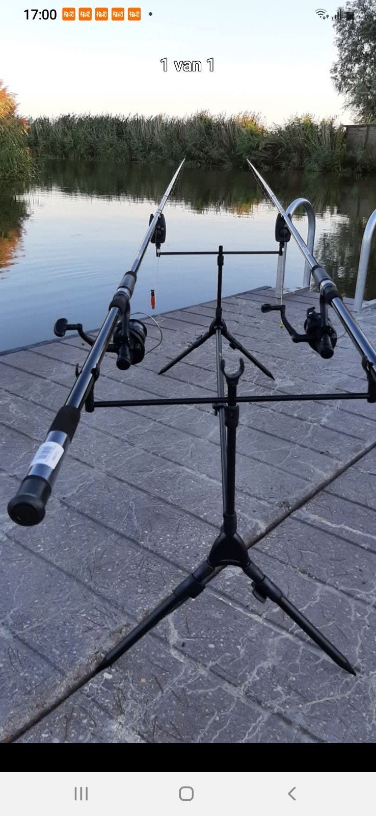 Karperset, Watersport en Boten, Ophalen of Verzenden, Zo goed als nieuw, Molen