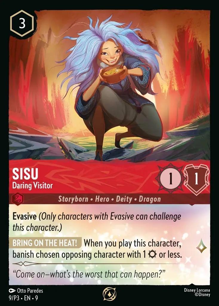 Disney Lorcana Promo - P3-009 - Sisu - Daring Visitor, Verzenden, Nieuw, Losse kaart, Foil
