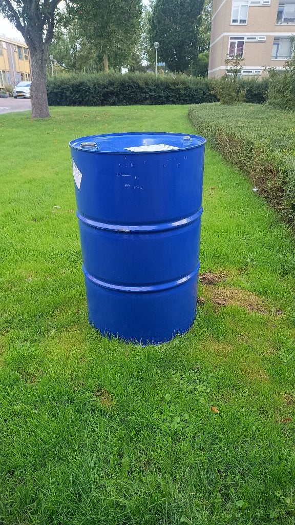 olievat 200 liter, Tuin en Terras, Ophalen, Zo goed als nieuw, Vuurton