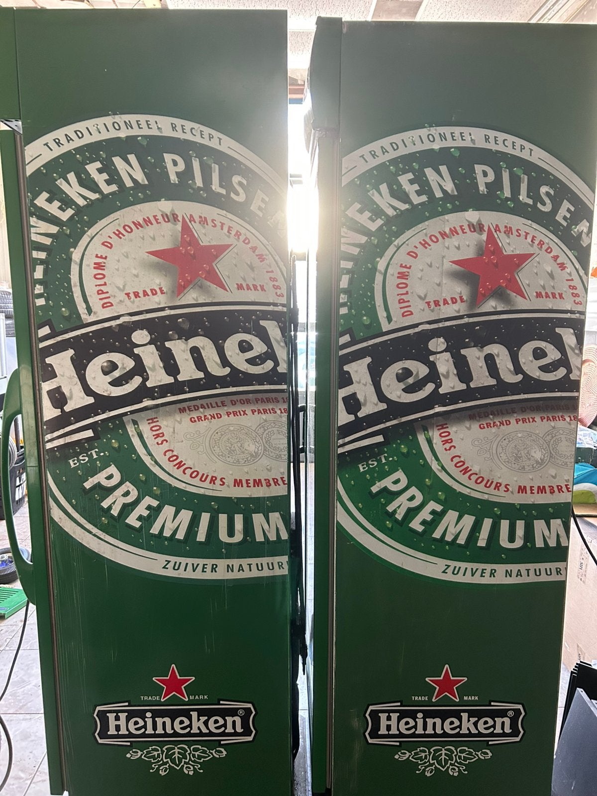 Heineken horeca koelkasten Carrier, 200 liter of meer, 60 cm of meer, Zonder vriesvak, Gebruikt