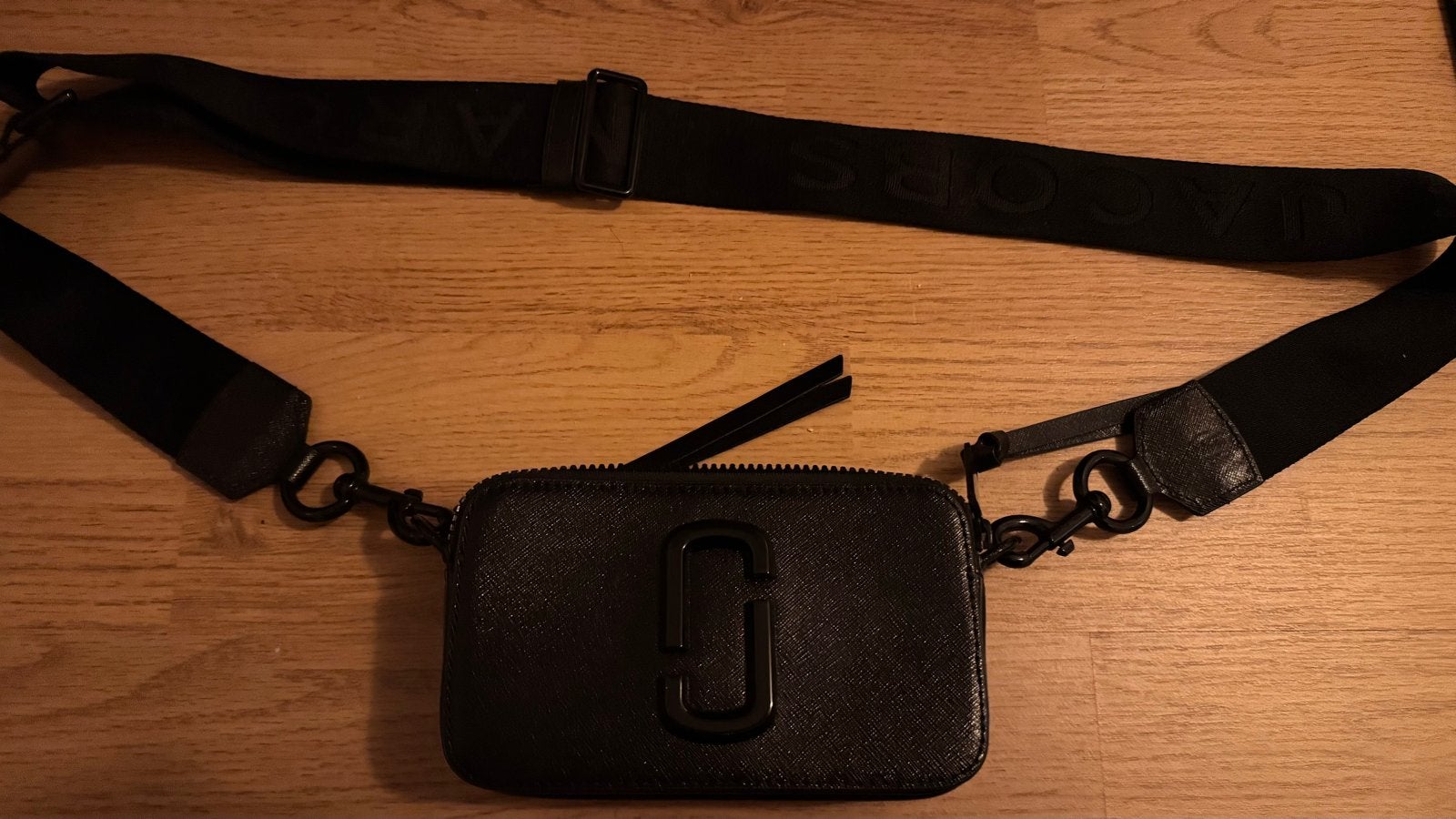 Marc Jacobs Snapshot Crossbody Tas Zwart, Ophalen of Verzenden, Zo goed als nieuw, Zwart, Schoudertasje