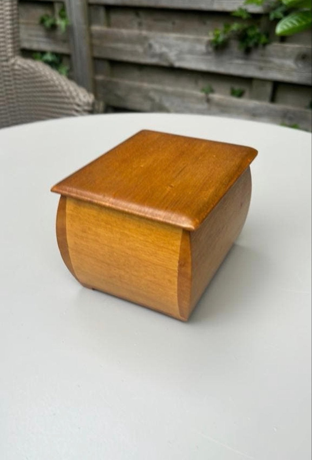 Vintage Houten Opbergdoosje - Charmant & Nostalgisch, Antiek en Kunst, Ophalen of Verzenden