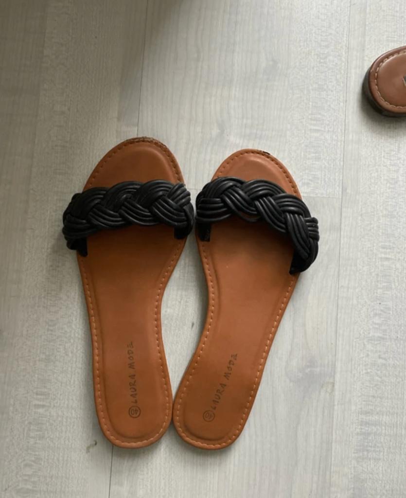 slippertjes, Slippers, Bruin, Ophalen of Verzenden, Gedragen