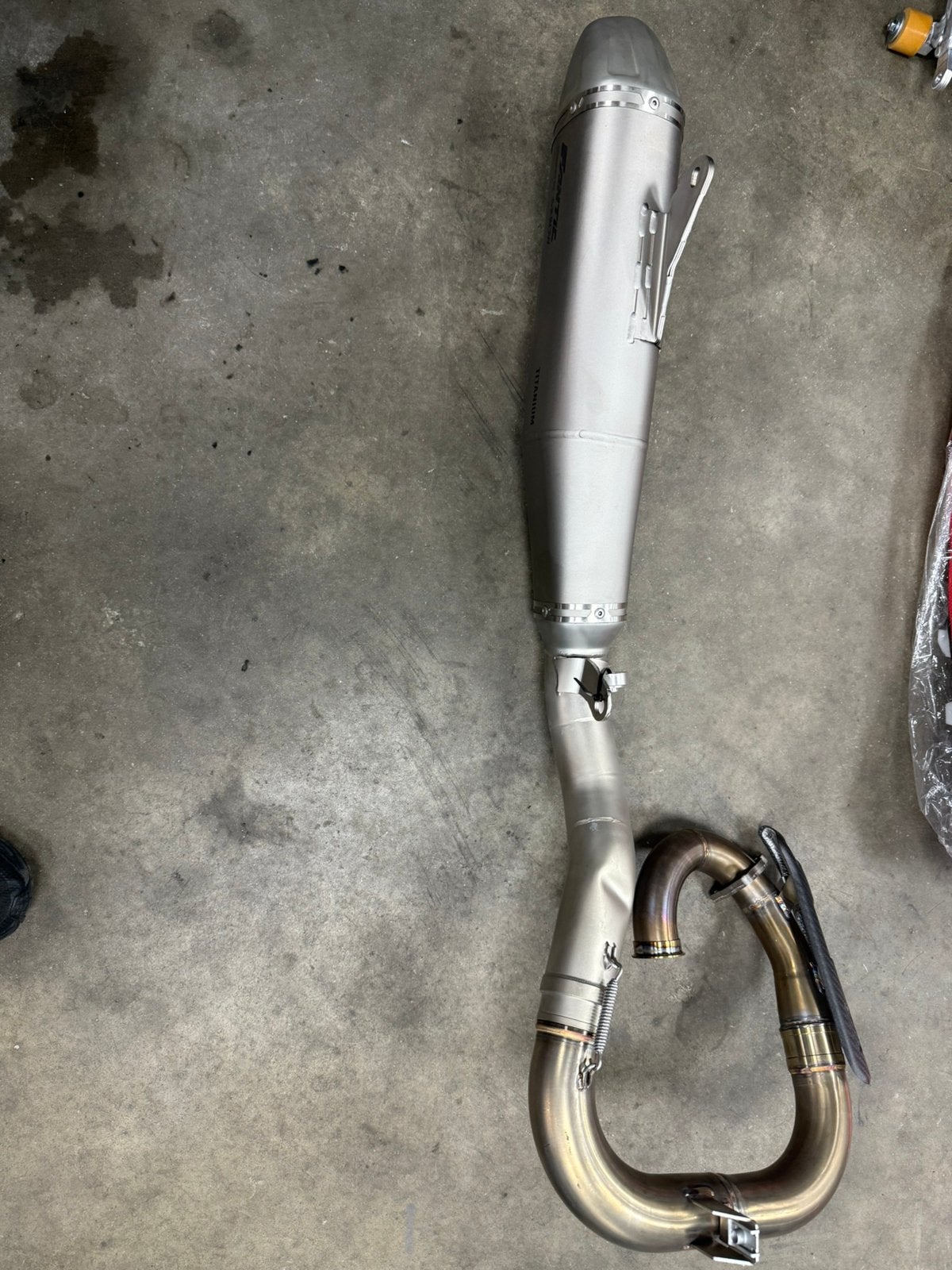 Arrow nieuw titanium uitlaat systeem yamaha yzf fantic xxf, Ophalen of Verzenden