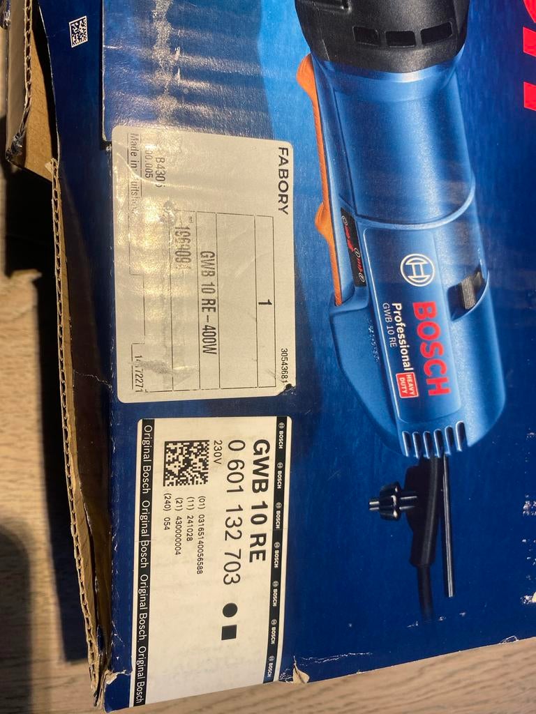 Bosch GWB 10 RE Professional Boormachine 400W, Ophalen of Verzenden, Nieuw