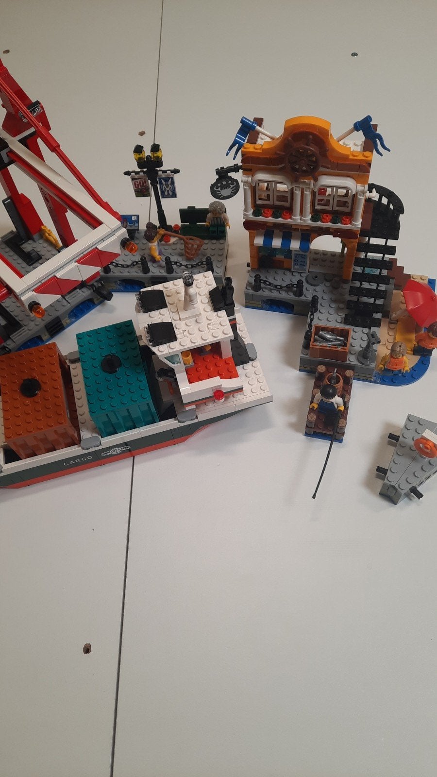 Lego City Haven Set met Boot en Kraan, Ophalen of Verzenden, Gebruikt, Overige merken