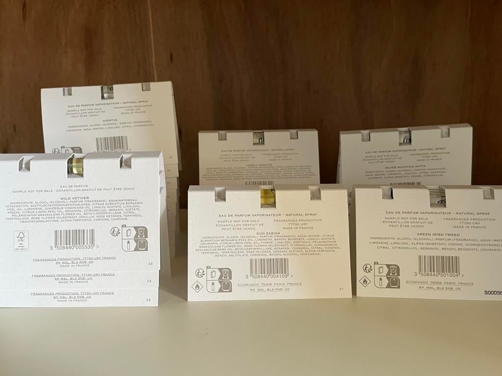Niche Parfum Samples 1,5-1,7ml • Creed Initio Tom Ford, Verzenden, Nieuw