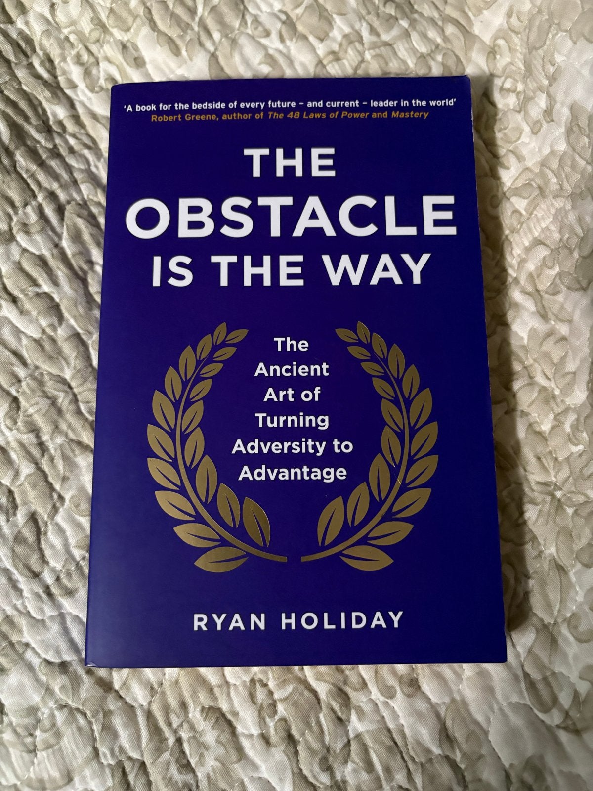 The Obstacle Is The Way - Ryan Holiday, Ophalen of Verzenden, Zo goed als nieuw, Overige onderwerpen