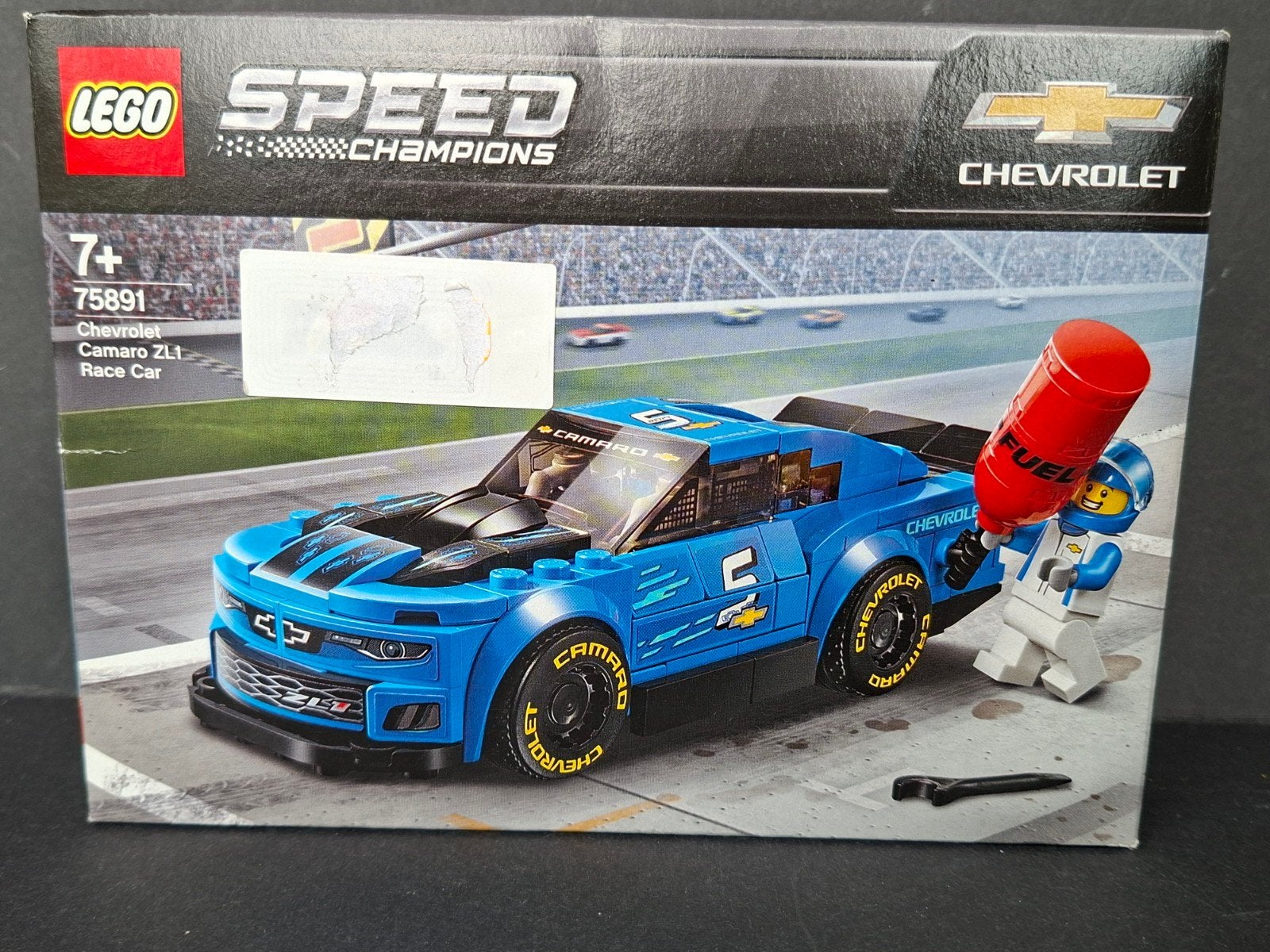 Lego minifig Speed Champions 75891 Chevrolet Camaro Racecar, Lego, Nieuw, Complete set, Compleet