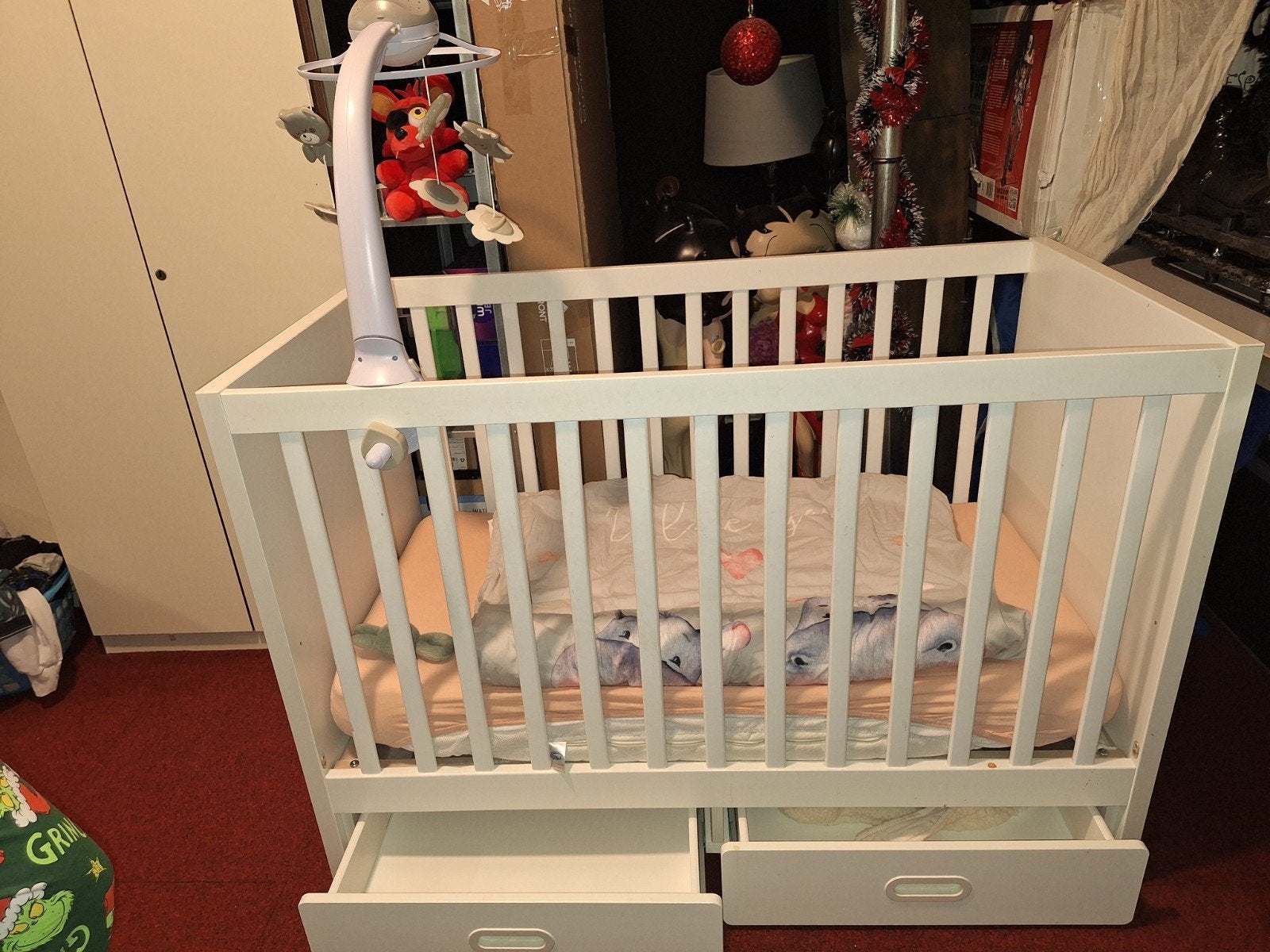 baby ledikant en commode set nu €110, Gebruikt, 70 tot 85 cm, 140 tot 160 cm, Ophalen