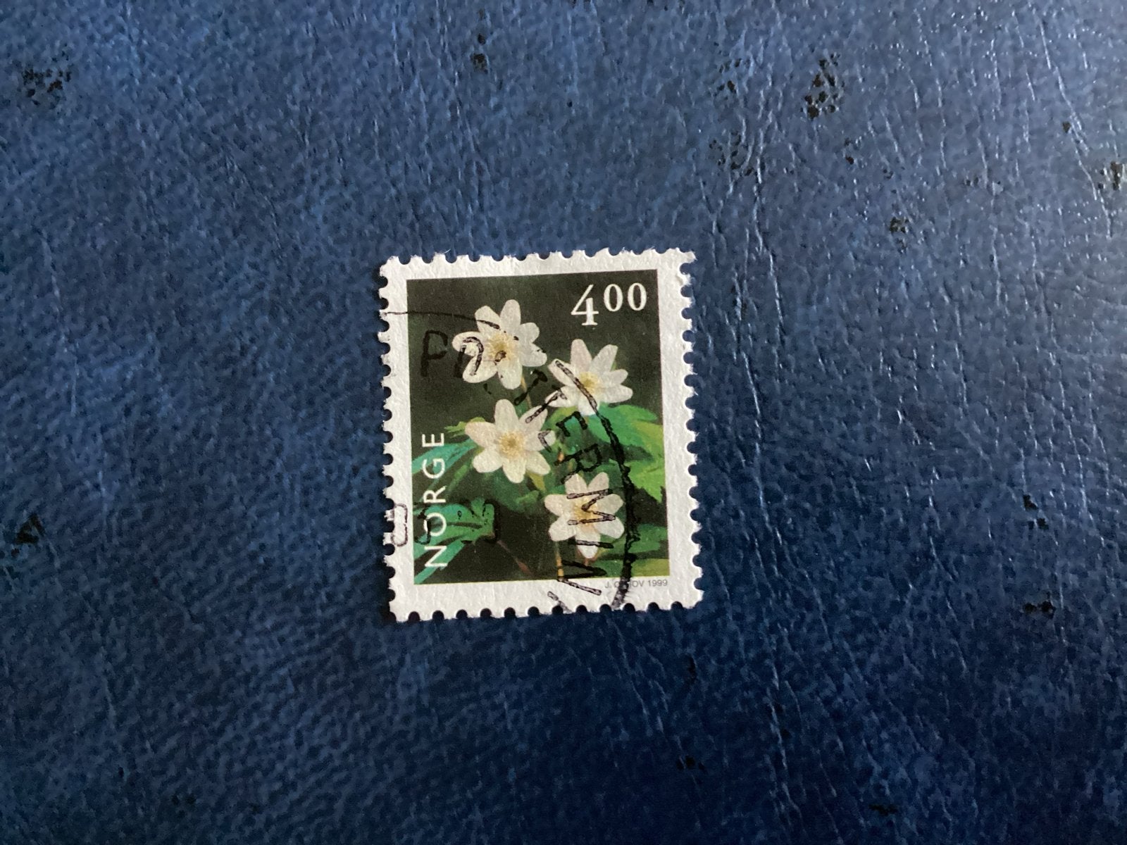 Noorwegen - 1999- Mi. 1304-Witte bloemen (400), Ophalen of Verzenden, Noorwegen, Gestempeld