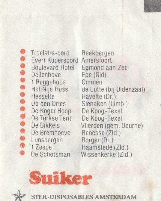 SVV Egmond aan Zee - Beekbergen - De Koog Texel - Vlierden, Ophalen of Verzenden