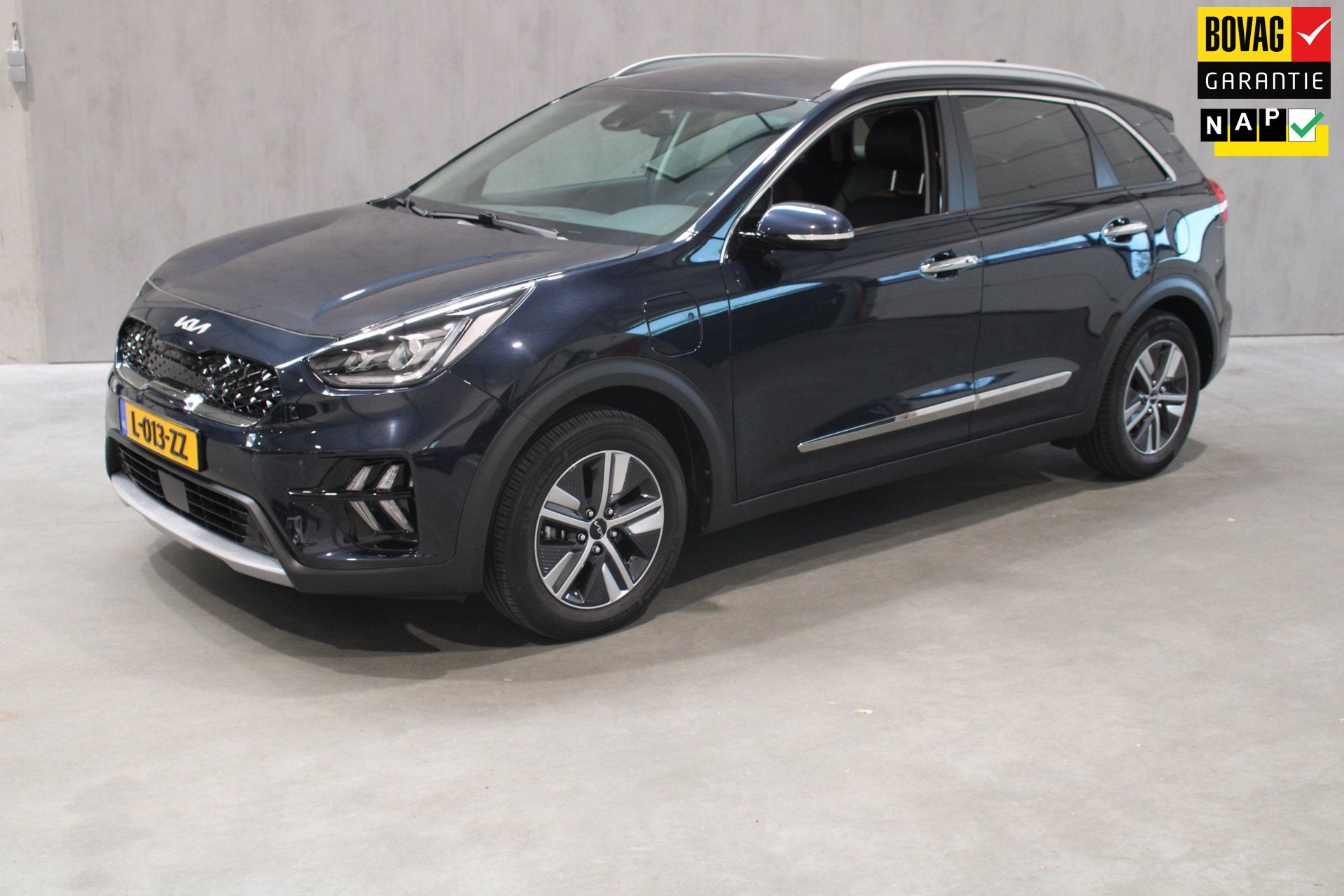 Kia Niro 1.6 GDi PHEV DynamicPlusLine Cruise/Camera PDC/Trek, Auto's, Gebruikt, Euro 6, Blauw, Automatische klimaatregeling
