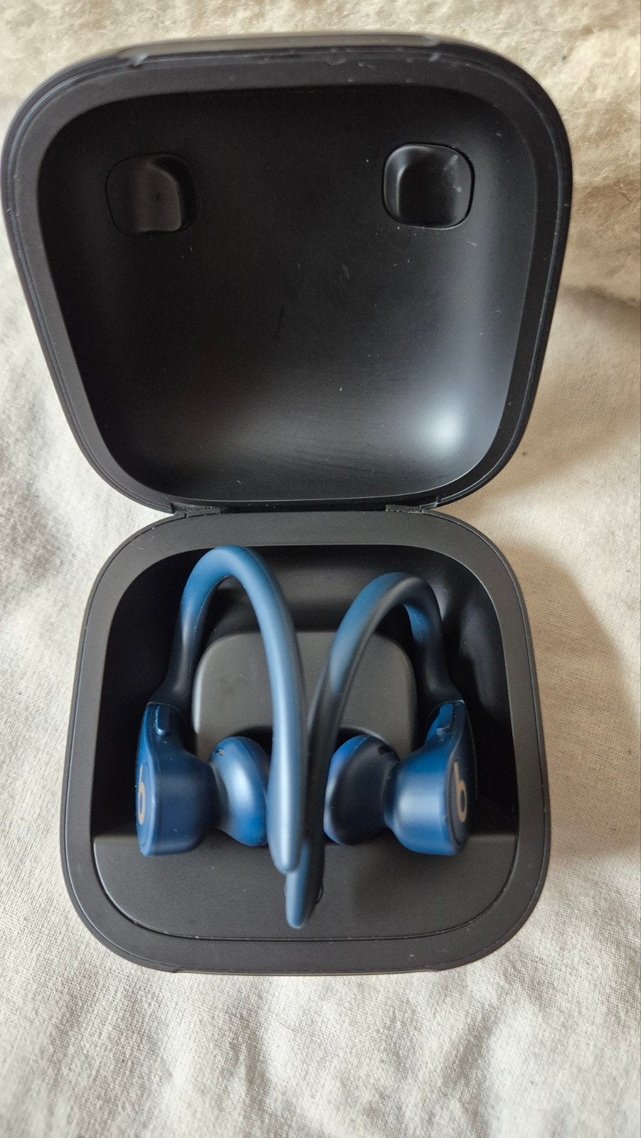 Blauwe Beats Powerbeats Pro draadloze oordopjes A 2078, Gebruikt, Microfoon, Ophalen of Verzenden, Blauw