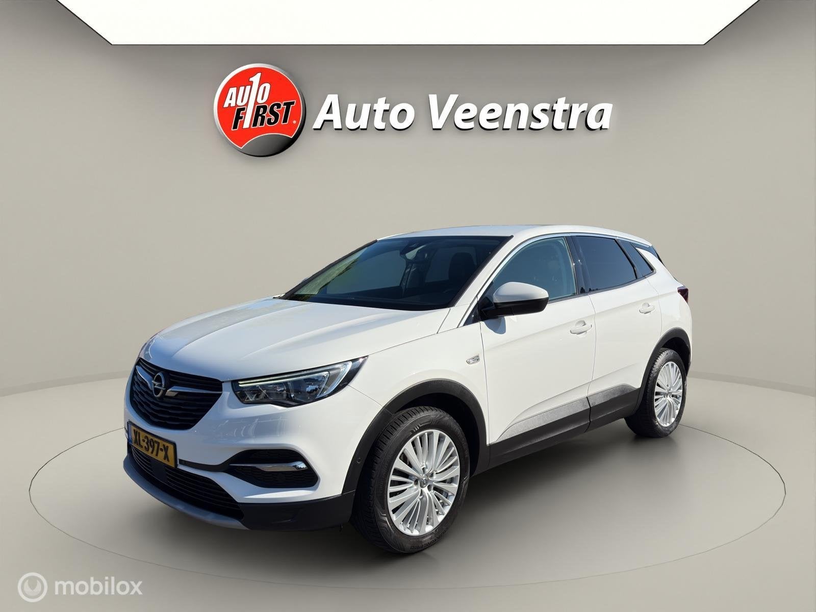 Opel Grandland X 1.2 Turbo Innovation|STOEL/STUUR.VERW|AUTOM, Stof, Gebruikt, 1199 cc, Met garantie (alle)