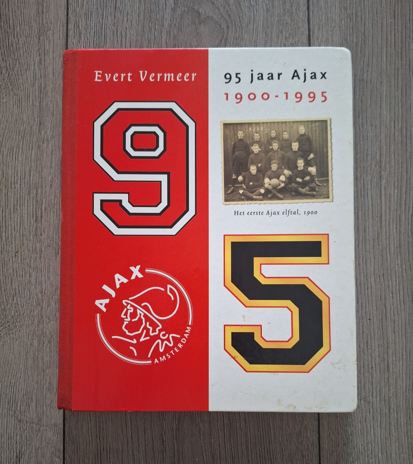 E. Vermeer - 95 jaar Ajax, Ophalen of Verzenden, Zo goed als nieuw, E. Vermeer