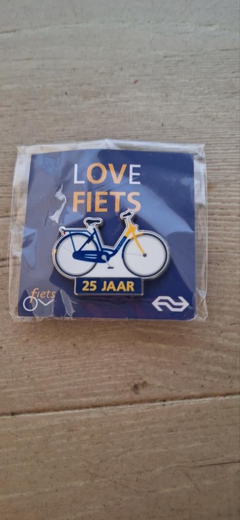 NS OV Fiets speldje 25 jaar (26426), Www.interimage.com, Overige typen, Nieuw, Ophalen of Verzenden