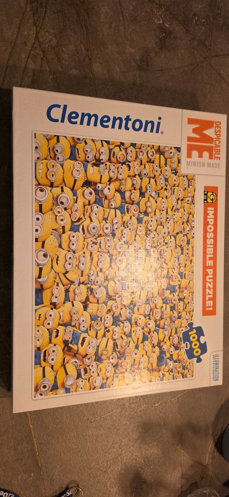 Clementoni Minions Impossible Puzzle 1000 stukjes, Ophalen of Verzenden, 500 t/m 1500 stukjes, Zo goed als nieuw, Legpuzzel