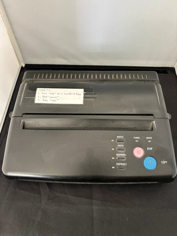 Thermal Tattoo Stencil Printer A4 getest & werkend, Computers en Software, Ophalen of Verzenden, Gebruikt, Printer