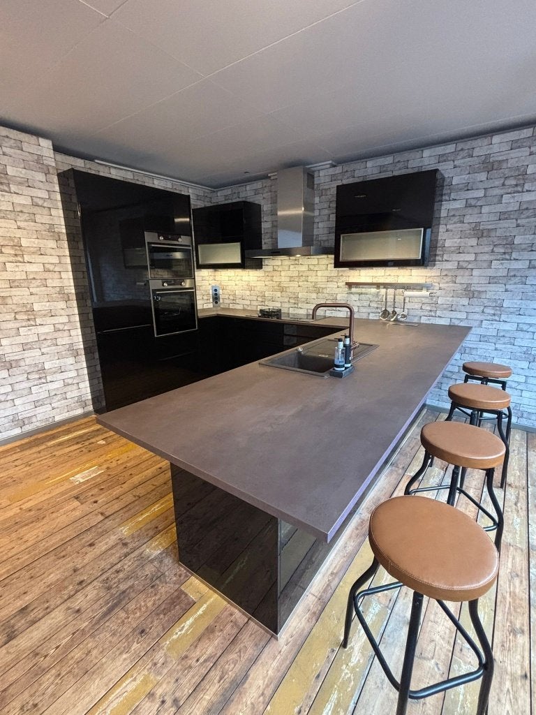 SPOED KEUKEN VERKOOP (faillissement), Huis en Inrichting, Ophalen, Kattwinkel 1, 32584 Löhne, Duitsland, Zwart, Bauformat